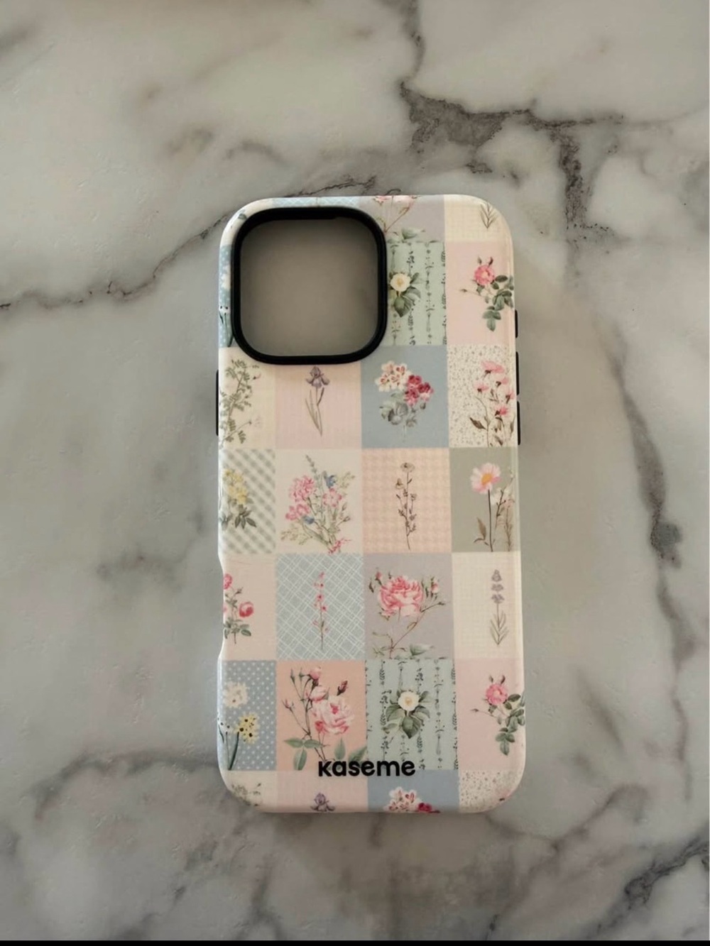 Kaseme Pastel Floral Patchwork Phone Case - Multi Pastel